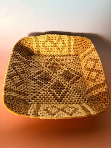 Vintage square hand woven - vintage,