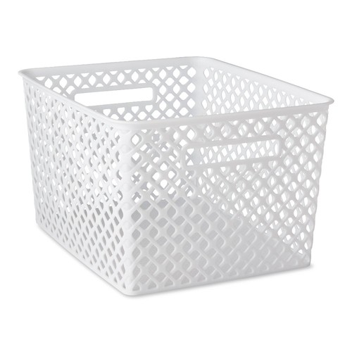 Large white decorative - large, plastic